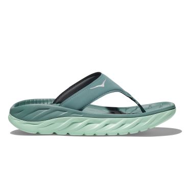 Hoka ORA Recovery Flip Dunkelgrun Damen 