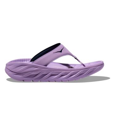 Hoka ORA Recovery Flip Lila Damen 