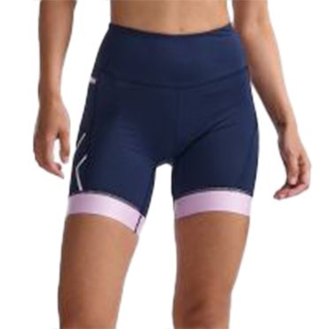 2XU Core 7 Inch Tri Shorts Blau/Rosa Damen 