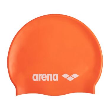 Arena Classic Silicone Badekappe Orange 