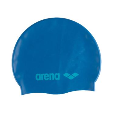 Arena Classic Silicone Badekappe Blue Cosmo/Water 