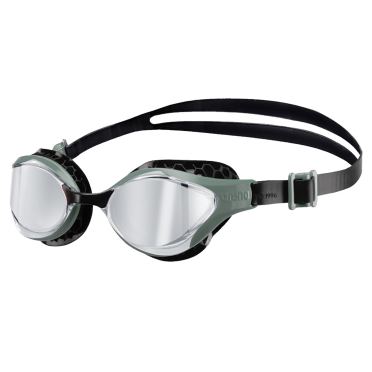 Arena Air Bold Swipe Mirror Schwimmbrille Silver/Darkolive 