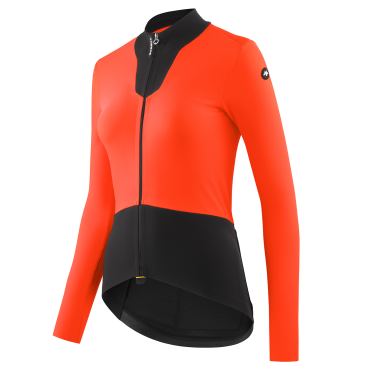 Assos Dyora R Frühjahr/Herbst Rad Trikot langarm Lolly Rot Damen 