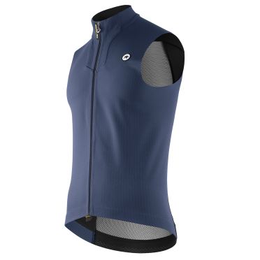 Assos Mille GTS Frühjahr/Herbst C2 Radweste armellos Stone Blau Herren 