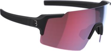 BBB Sportbrille FullView HC smoke Rote Glaser Mattschwarz 