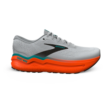 Brooks Ghost Max 2 Laufschuhe Austernpilz/Orange/Teal herren 