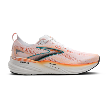 Brooks Glycerin GTS 22 Laufschuhe Weiss/Orange/Grun/Blau Schiefer herren 