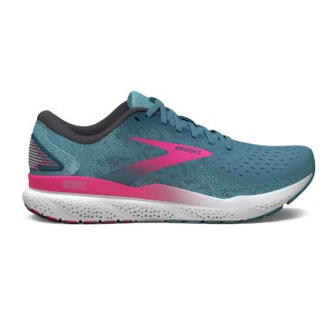 Brooks Ghost 15 Laufschuhe Blau/Rosa/Moroccan Blau Damen 