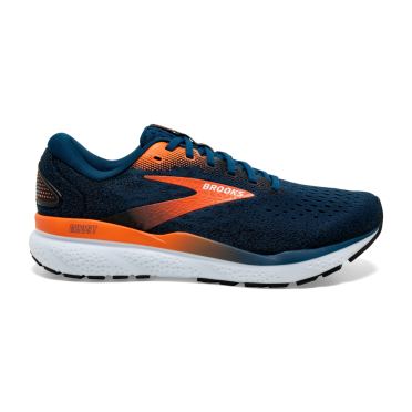 Brooks Ghost 16 Laufschuhe Blau Opal/Schwarz/Nasturtium Herren 