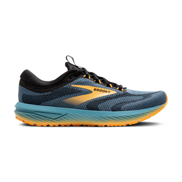 Brooks Revel 7 Laufschuhe Sturm Blau/Schwarz/Orange Pop Herren 