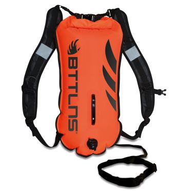 BTTLNS Kronos 2.0 Rucksack Schwimmboje 28 Liter Orange 