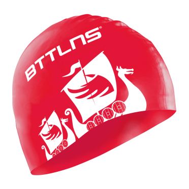 BTTLNS Absorber 2.0 Silicone Badekappe Anchor Red 