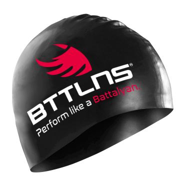 BTTLNS Absorber 2.0 Silicone Badekappe Divine Black/Torment Red/Fate White 