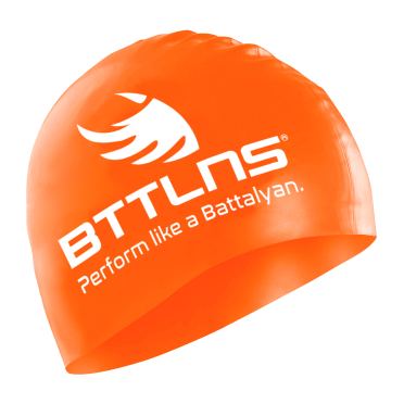 BTTLNS Absorber 2.0 Silicone Badekappe Violent Orange 