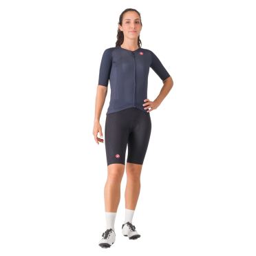 Castelli Aero pro 8s w jersey blau damen 