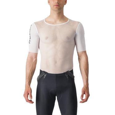 Castelli Bolero Kurzarm Unterwäsche Weiss Herren 