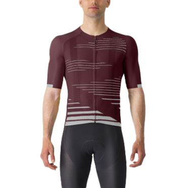 Castelli Climber's 4.0 Kurzarmtrikot Rot/Grau Herren 