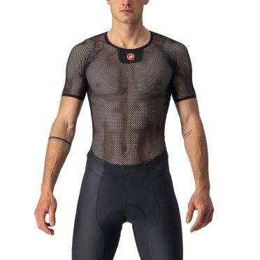 Castelli Core mesh 3 Kurzarm Unterwäsche Schwarz Herren 