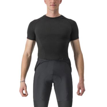 Castelli Core Seamless Unterhemd Kurzarm Schwarz Herre 