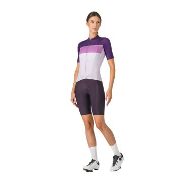 Castelli Elegante jersey kurzarm lila/rosa damen 