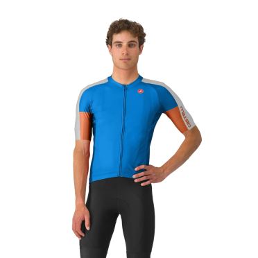 Castelli entrata 6 jersey kurzarmtrikot blau herren 