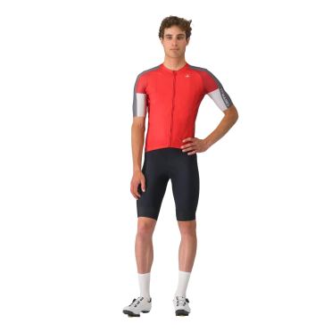 Castelli entrata 6 jersey kurzarmtrikot rot herren 