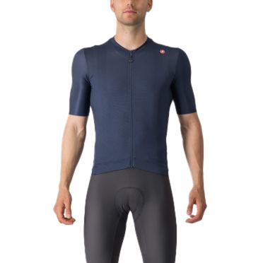 Castelli Espresso Radtrikot Kurzarm Belgisch blau Herren 