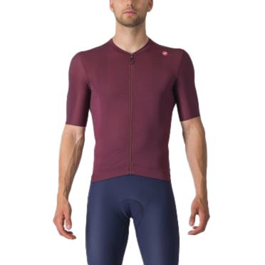 Castelli Espresso Radtrikot Kurzarm Dunkelrot Herren 