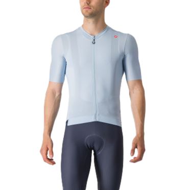 Castelli Espresso Radtrikot Kurzarm Lichtblau Herren 