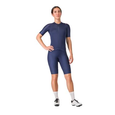 Castelli Espresso Radtrikot Kurzarm blau damen 