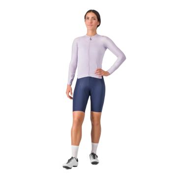 Castelli Espresso Radtrikot Langarm lila damen 