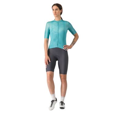 Castelli Fantasia jersey kurzarm blau damen 