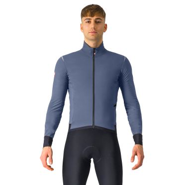 Castelli Alpha Flight RoS Langarm Radjacke Twilight Blue/Silver Reflex Herren 