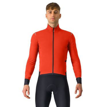 Castelli Alpha Flight RoS Langarm Radjacke Red Ochre/Black Reflex Herren 