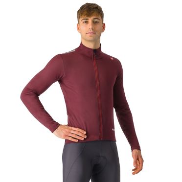 Castelli Espresso Air Jacke lange mouw Tief Bordeaux herren 