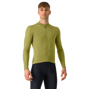 Castelli Espresso Thermo Trikot lange mouw Sage/Tief Grun herren 