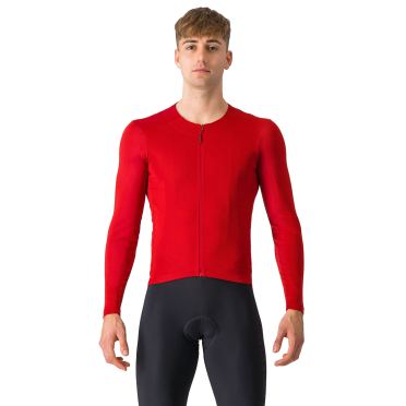 Castelli Fly Jersey Langarm Rich Red Herren 