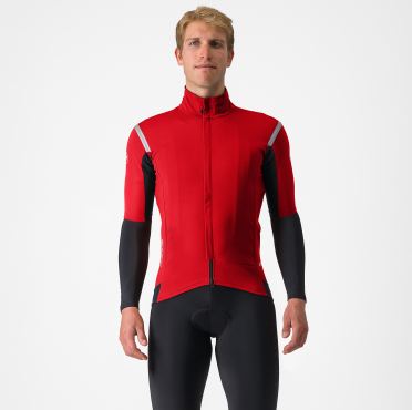 Castelli Gabba RoS 2 Kurzarm Radjacke Reich Rot/Schwarz Reflex Herren 