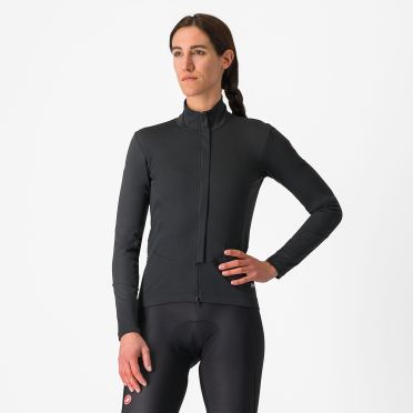 Castelli Perfetto air lange mouw fietsjack hell schwarz damen 