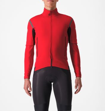 Castelli Perfetto RoS 2 Convertible jacke Reich Rot/Schwarz Reflex Herren 