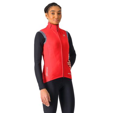 Castelli Perfetto RoS 2 Fahrradweste armellos Hibiskus Damen 