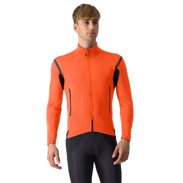 Castelli Perfetto RoS 2 Langarm Radjacke Brilliant Orange/Silver Reflex Herren 