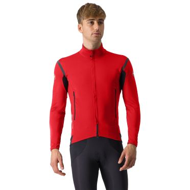 Castelli Perfetto RoS 2 Langarm Radjacke Rich Red/Black Reflex Herren 