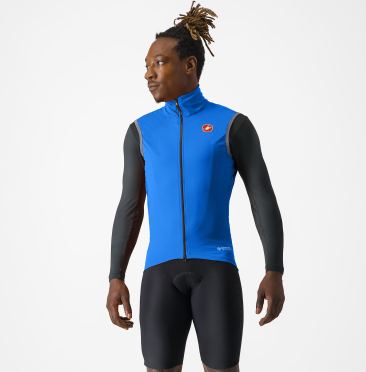 Castelli Perfetto RoS 2 Ärmellose Radweste azzurro italia Herren 