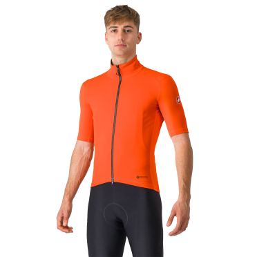 Castelli Perfetto RoS 2 Wind Kurzarm Radtrikot Brilliant Orange Herren 