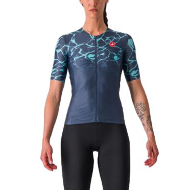 Castelli Free speed 2 W race Tri Top Blau Damen 