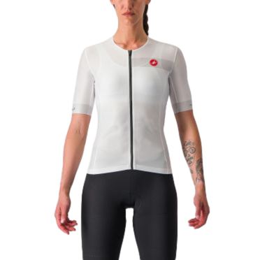 Castelli Free speed 2 W race Tri Top Weiss/Schwarz Damen 