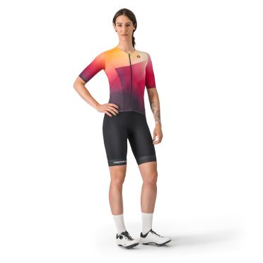 Castelli Free speed 3 W top orange damen 