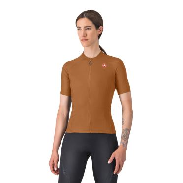 Castelli Libera 2 jersey kurzarm braun damen 