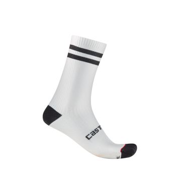 Castelli Originale 18 sock weiß/schwarz unisex 